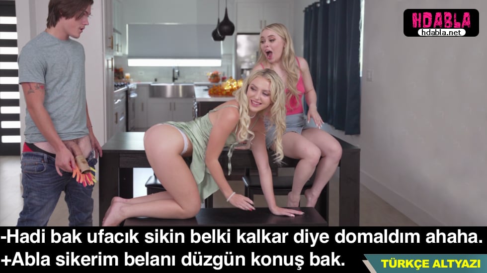 Ablam ve arkadaşı sikim küçük diye benimle alay ediyor