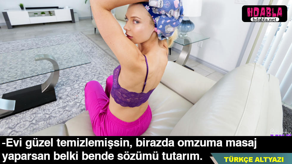 Annem eğer evi temiz tutarsam bana sakso çekeceğini söyledi